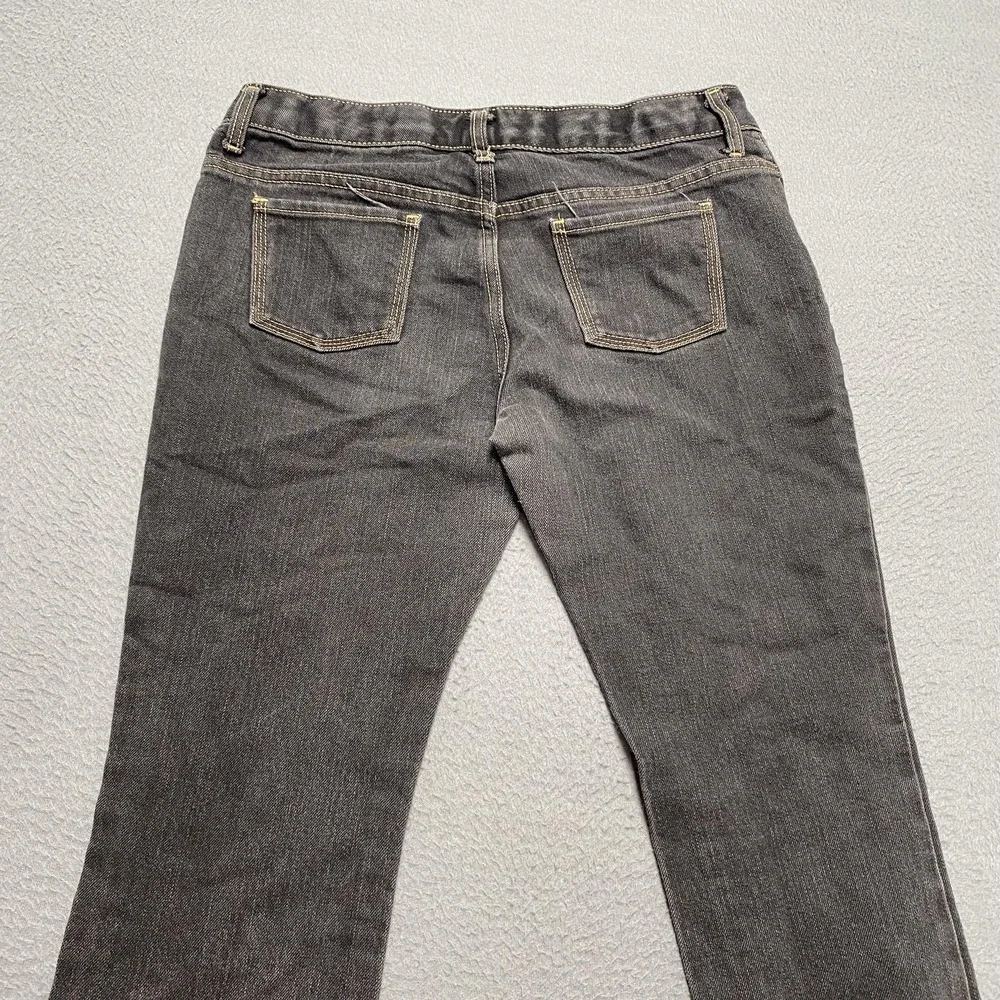 VTG Old Navy Skinny Jeans Womens‎ 14 Plus Black Mid Rise Stretch Denim Pants y2k